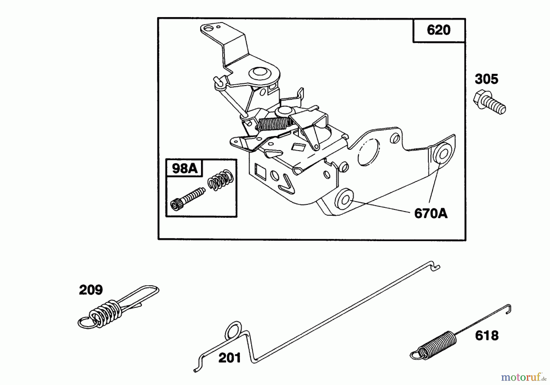  Toro Neu Mowers, Walk-Behind Seite 1 20217 - Toro Lawnmower, 1992 (2000001-2999999) ENGINE BRIGGS & STRATTON MODEL 124702-3115-01 #4