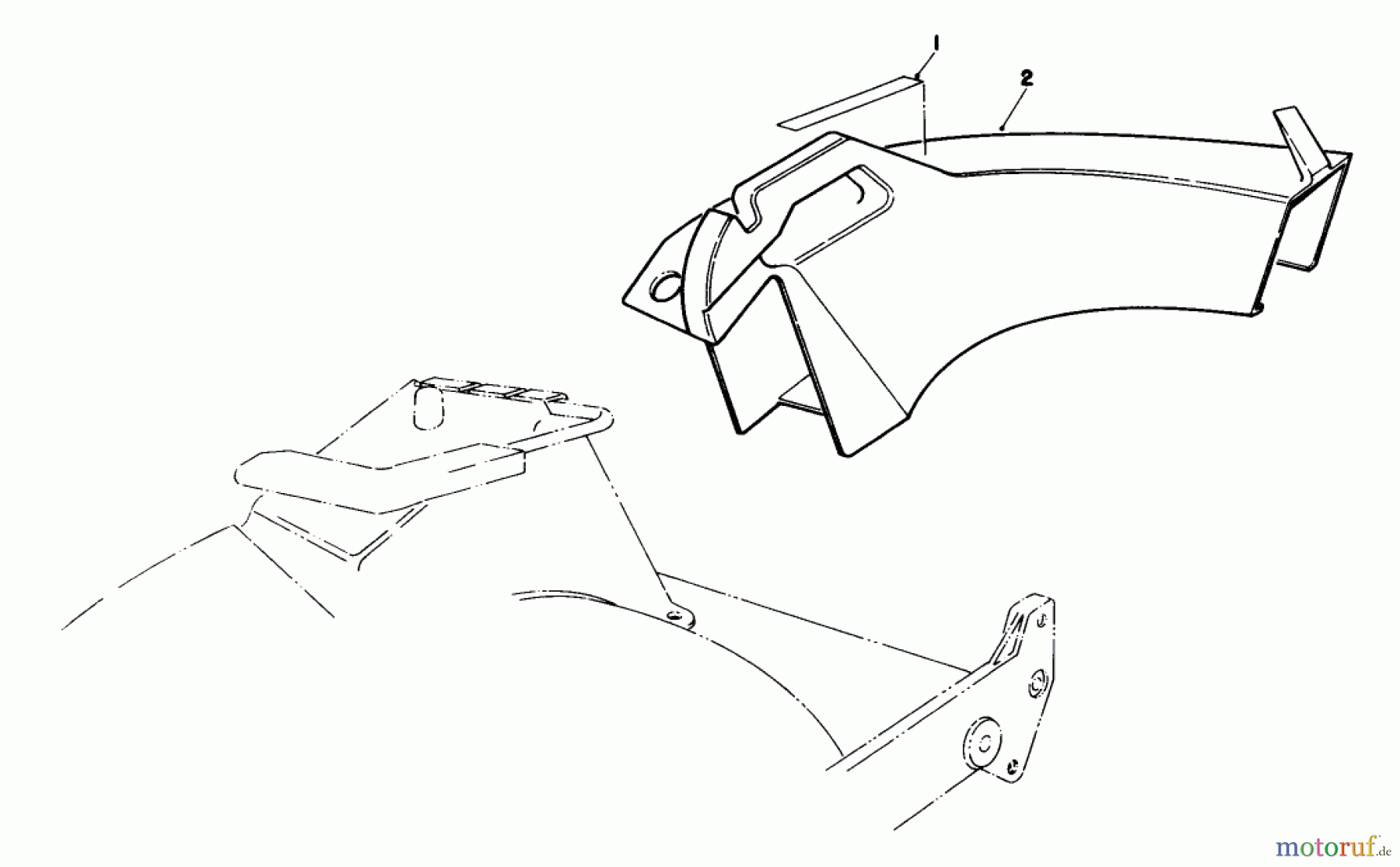  Toro Neu Mowers, Walk-Behind Seite 1 20218 - Toro Lawnmower, 1991 (1000001-1999999) SIDE DISCHARGE CHUTE MODEL NO. 59168 (OPTIONAL)