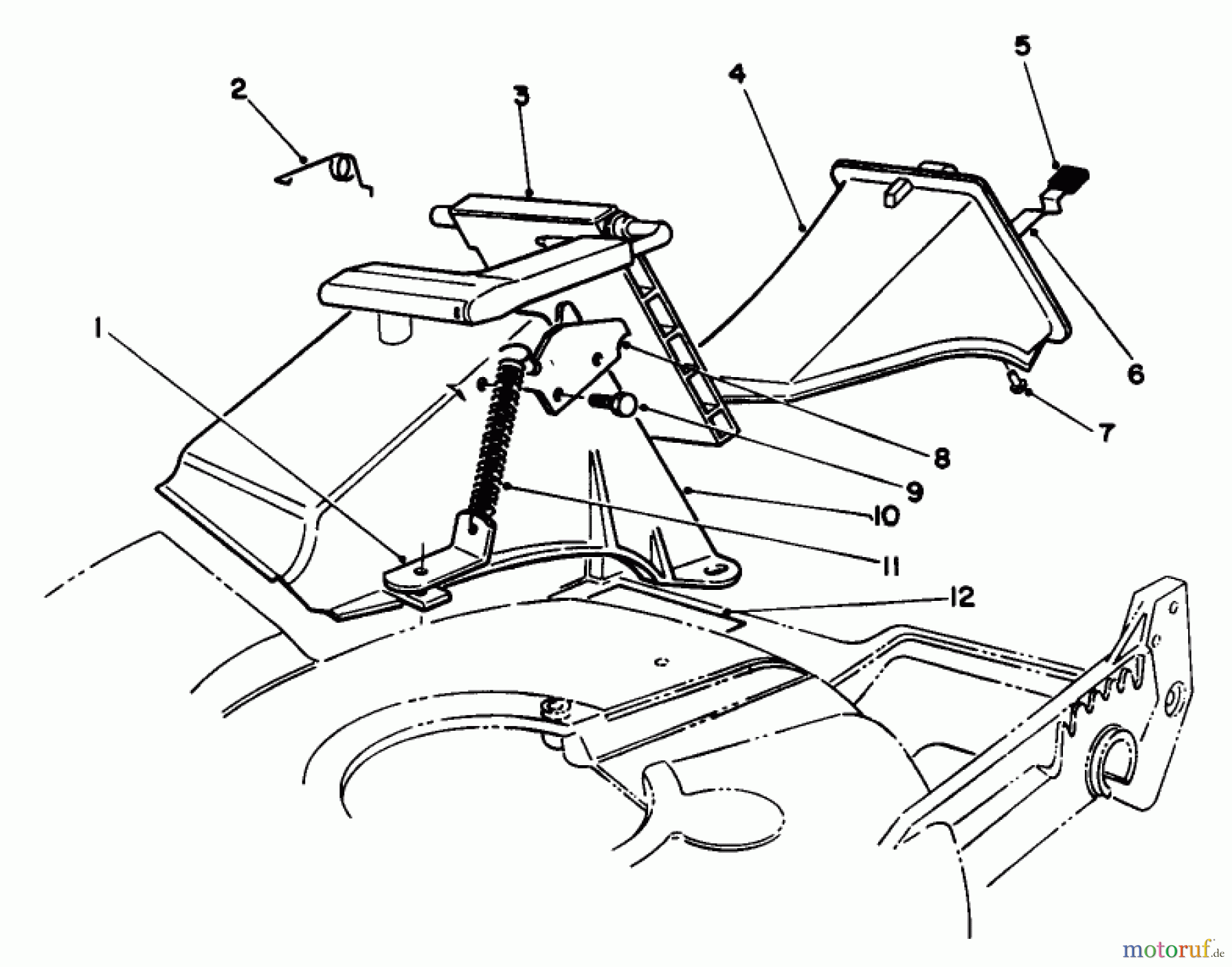  Toro Neu Mowers, Walk-Behind Seite 1 20321 - Toro Lawnmower, 1992 (2000001-2999999) RECYCLER BAGGING KIT MODEL NO. 59174 (OPTIONAL) #1