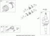 Toro 20331 - 22" Recycler Lawn Mower, 2009 (290000001-290999999) Listas de piezas de repuesto y dibujos CRANKSHAFT, PISTON, RING AND CONNECTING ROD ASSEMBLY BRIGGS AND STRATTON 124T02-0203-B1