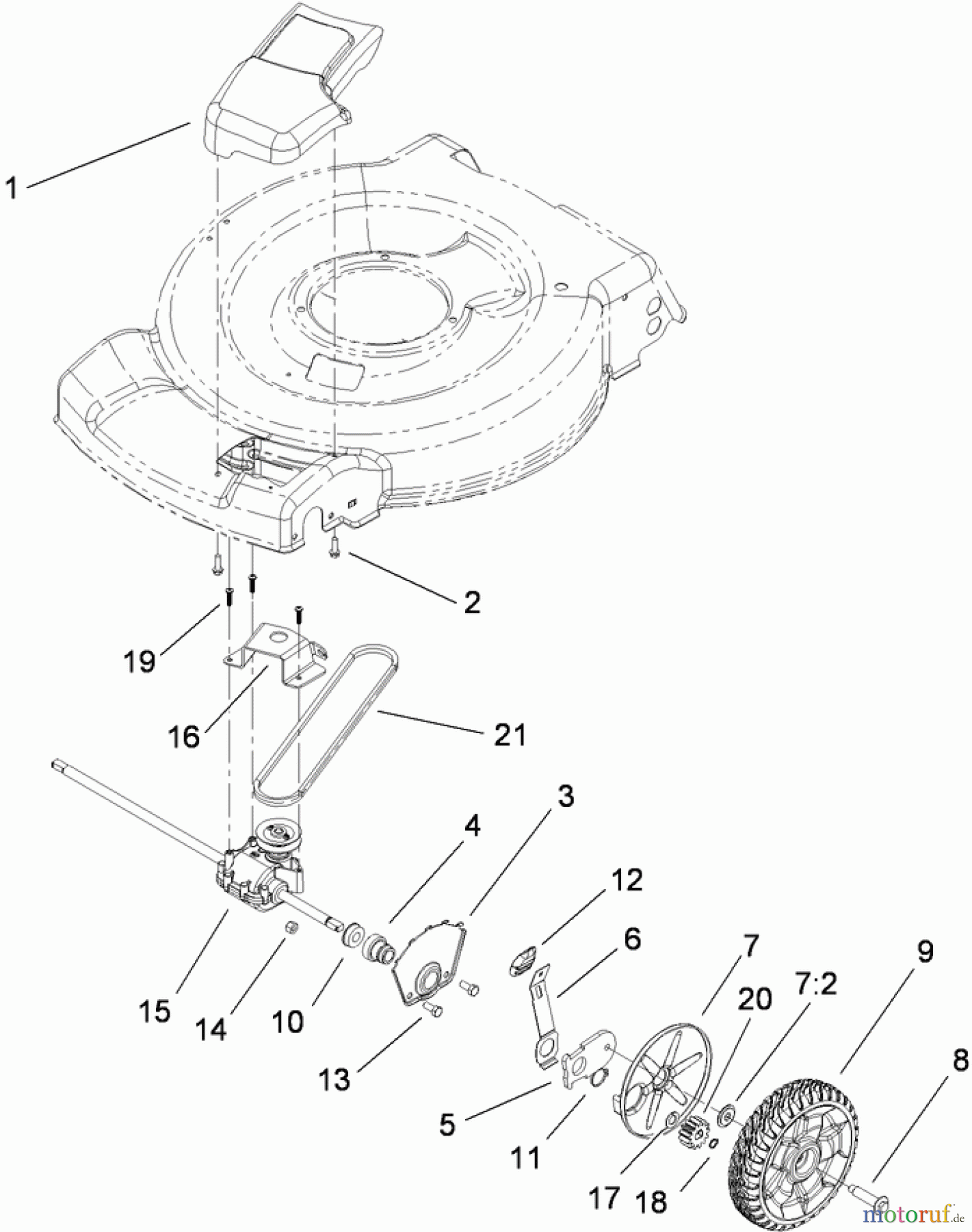  Toro Neu Mowers, Walk-Behind Seite 1 20331 - Toro 22