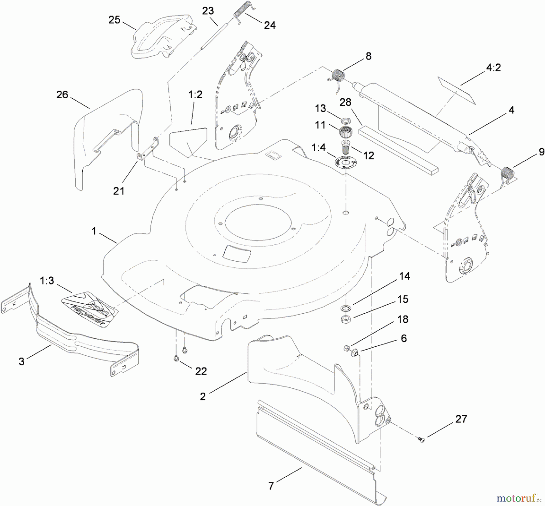  Toro Neu Mowers, Walk-Behind Seite 1 20331 - Toro 22