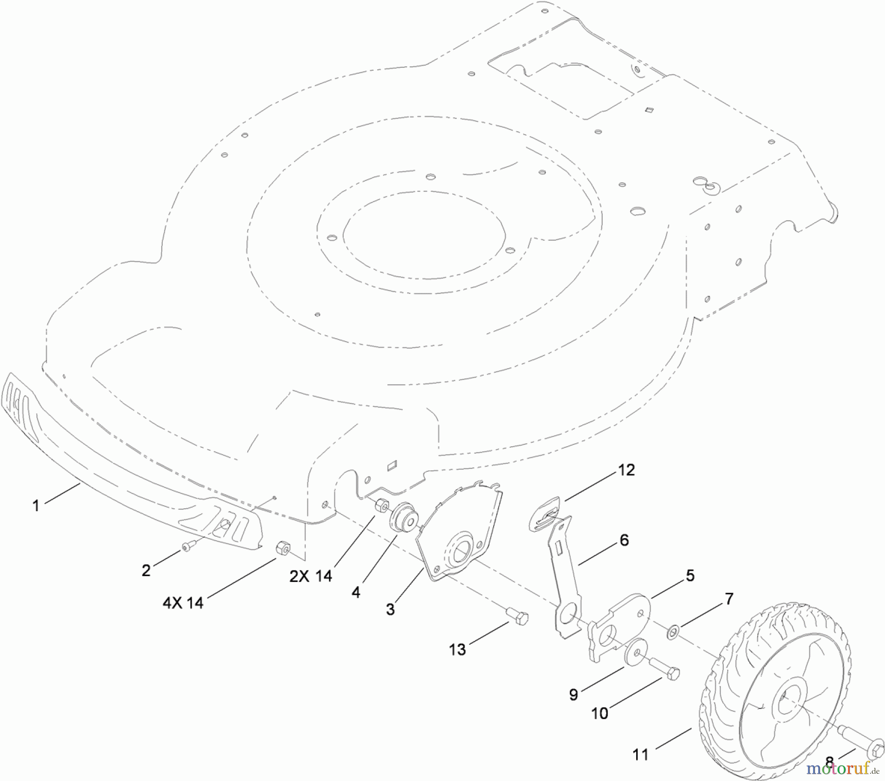  Toro Neu Mowers, Walk-Behind Seite 1 20334C - Toro 22