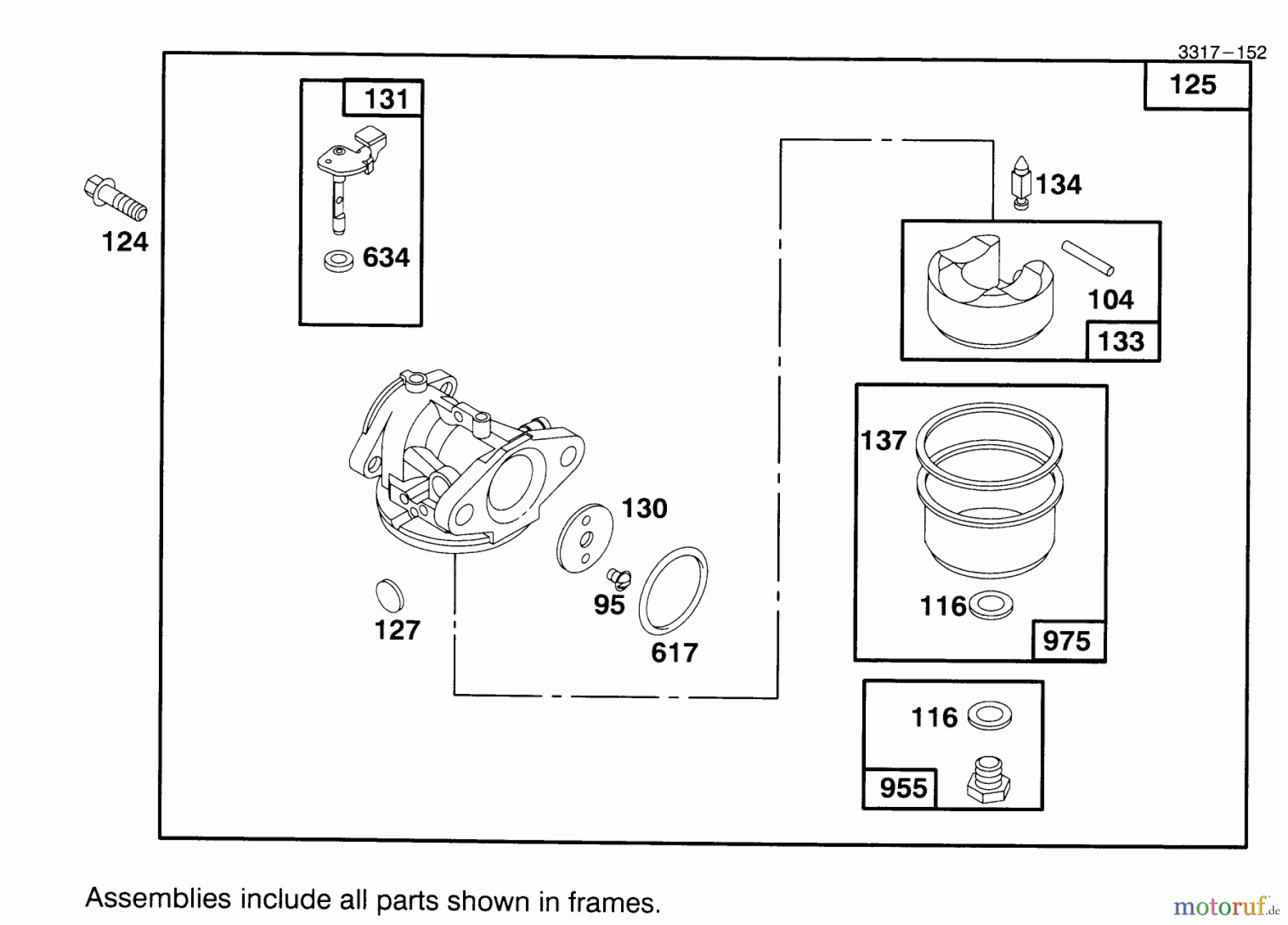  Toro Neu Mowers, Walk-Behind Seite 1 20443 - Toro Lawnmower, 1995 (5900001-5999999) ENGINE BRIGGS & STRATTON MODEL 127802-0640-01 #3