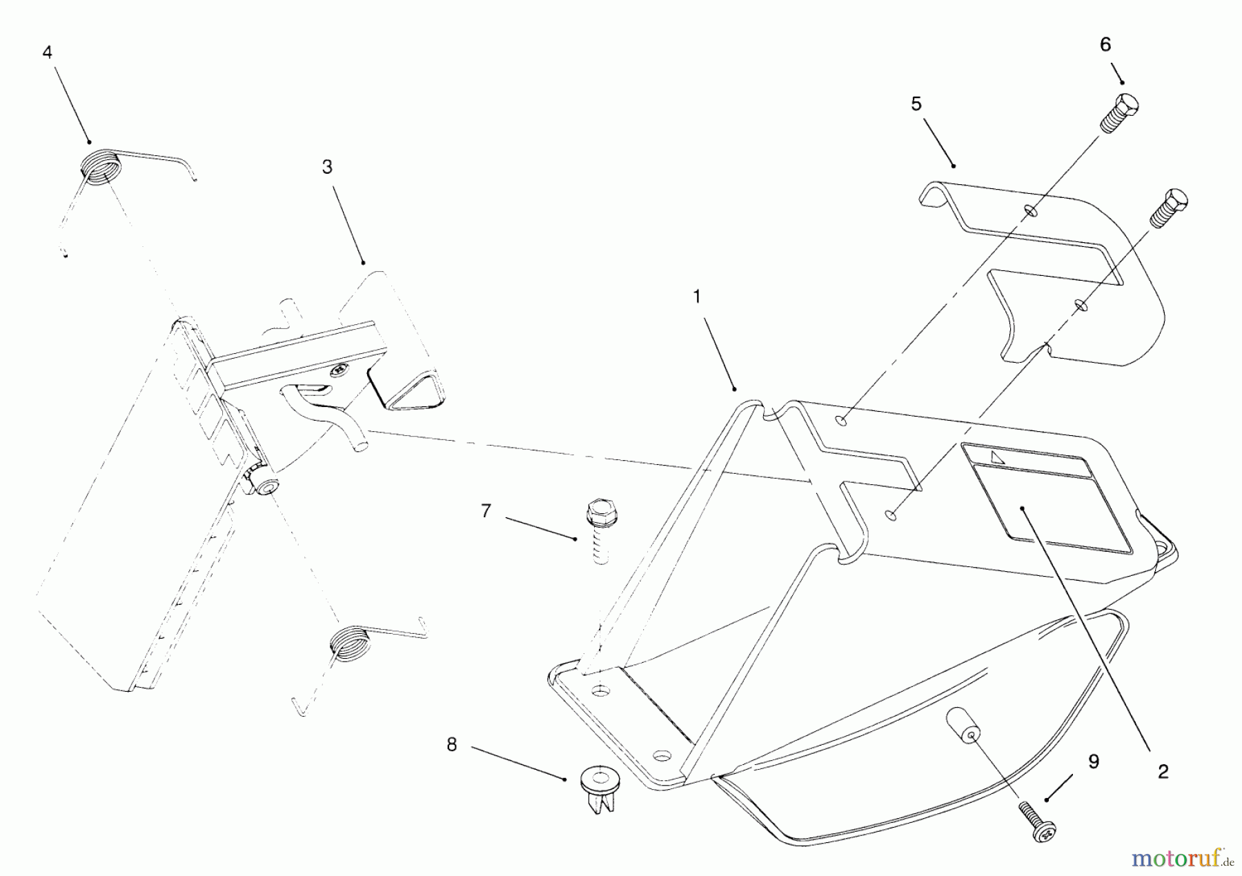  Toro Neu Mowers, Walk-Behind Seite 1 20441 - Toro Lawnmower, 1996 (6900001-6999999) REAR BAGGING ASS-Y (MODEL NO. 20453 ONLY) #1