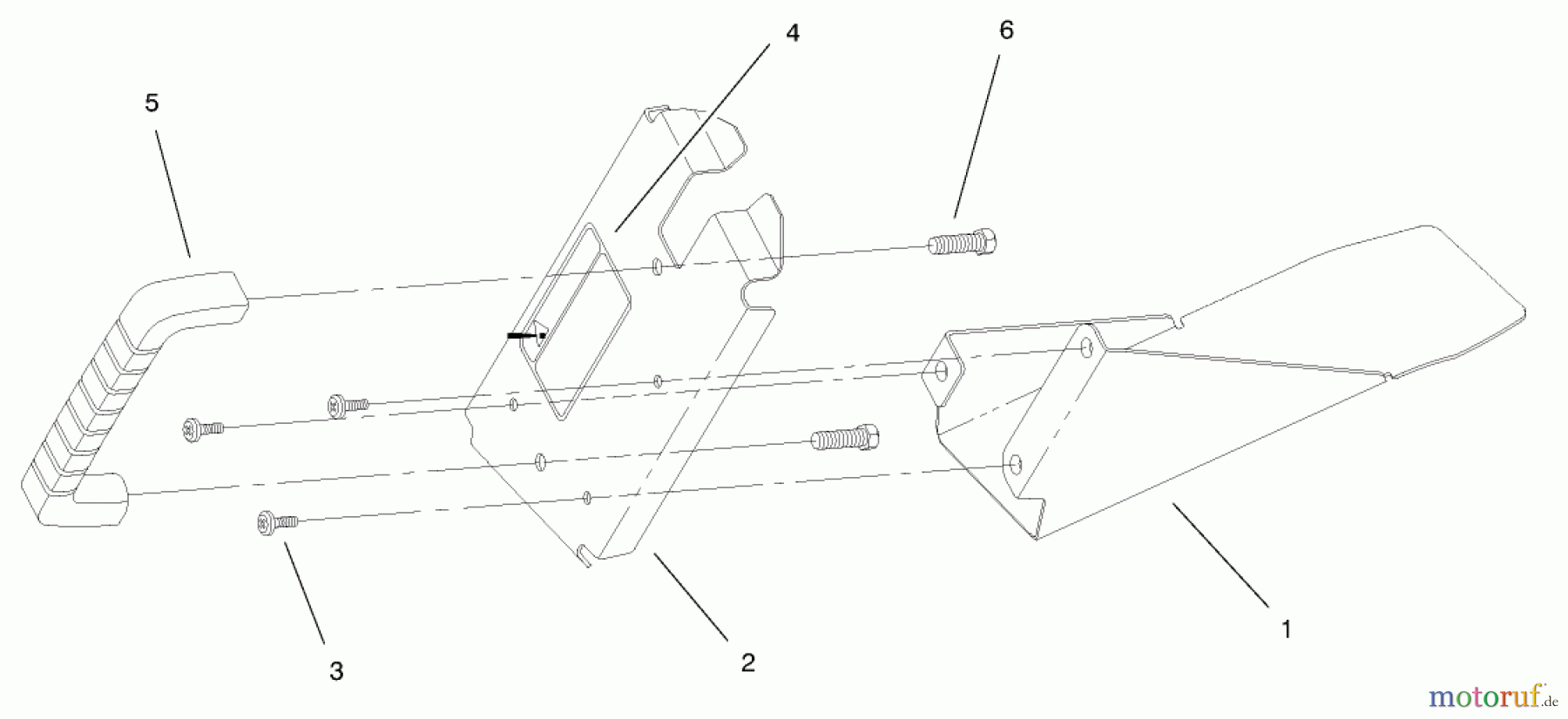  Toro Neu Mowers, Walk-Behind Seite 1 20445 - Toro Lawnmower, 1997 (7900001-7999999) DISCHARGE PLUG ASSEMBLY