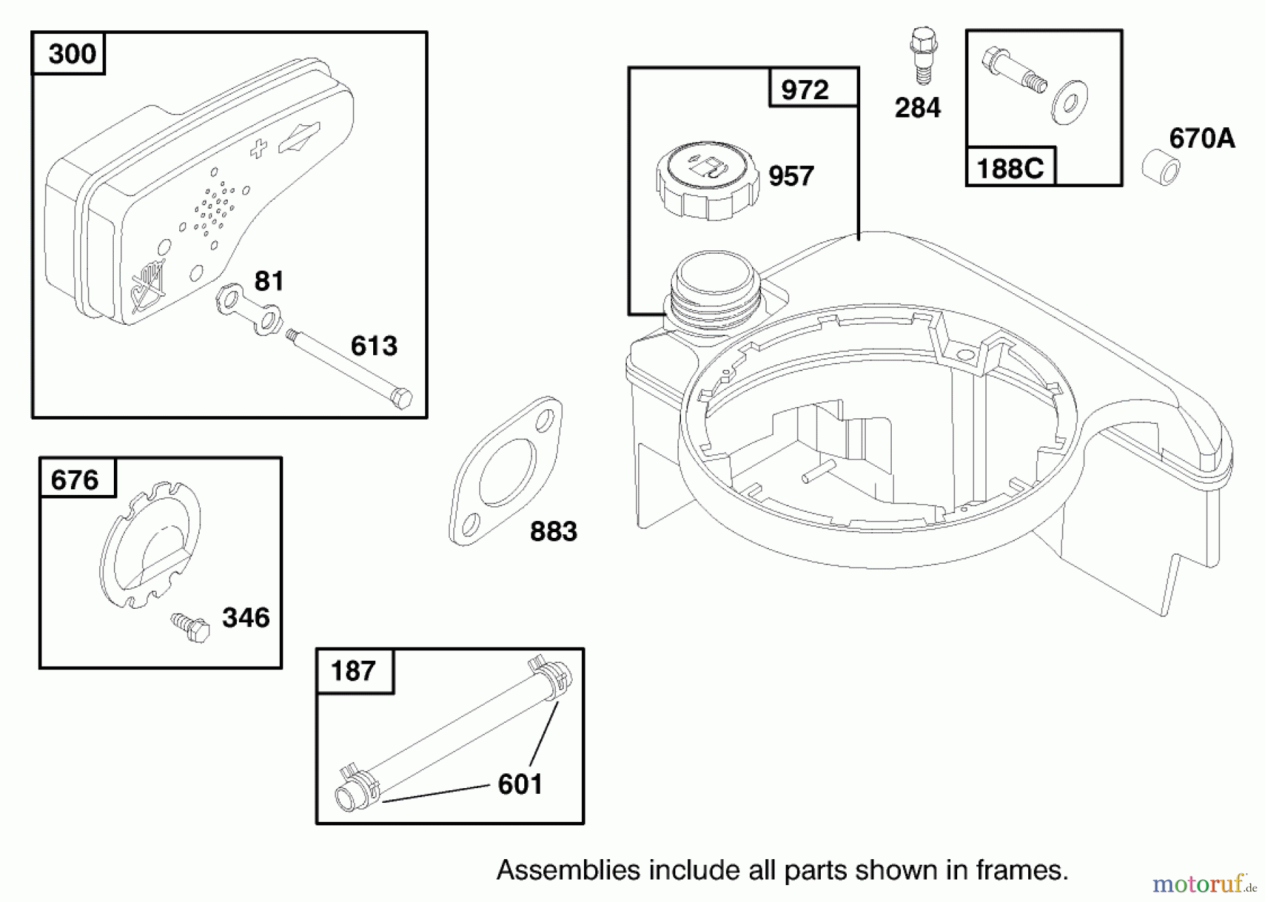  Toro Neu Mowers, Walk-Behind Seite 1 20457 - Toro Lawnmower, 1997 (7900001-7999999) ENGINE BRIGGS & STRATTON MODEL 12H802-1758-A1 #8