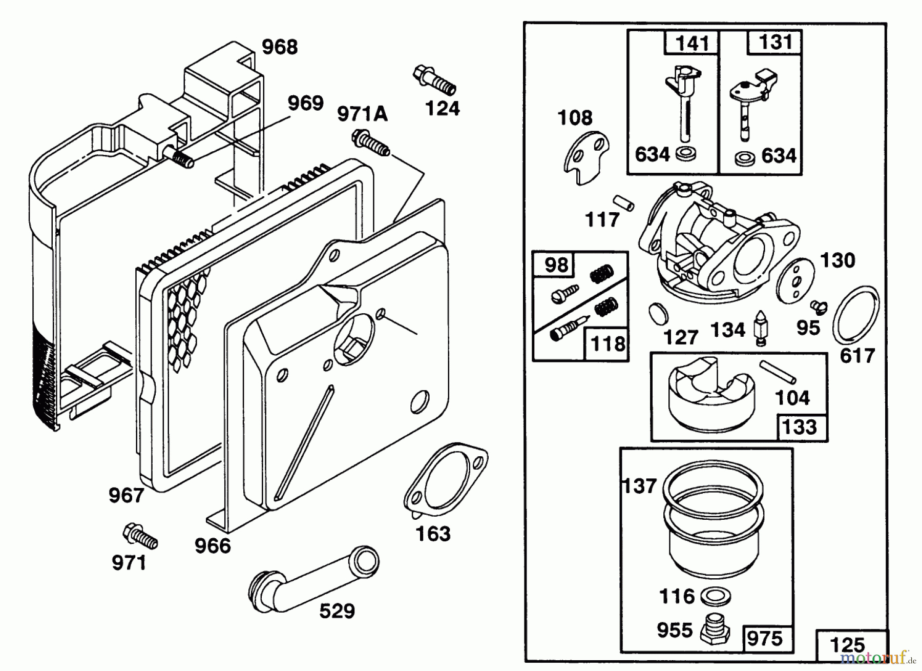  Toro Neu Mowers, Walk-Behind Seite 1 20563 - Toro Lawnmower, 1991 (1000001-1999999) ENGINE MODEL 124702-3115-01 #3