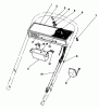 Toro 20574 - Lawnmower, 1985 (5000001-5999999) Listas de piezas de repuesto y dibujos CONTROL PANEL ASSEMBLY