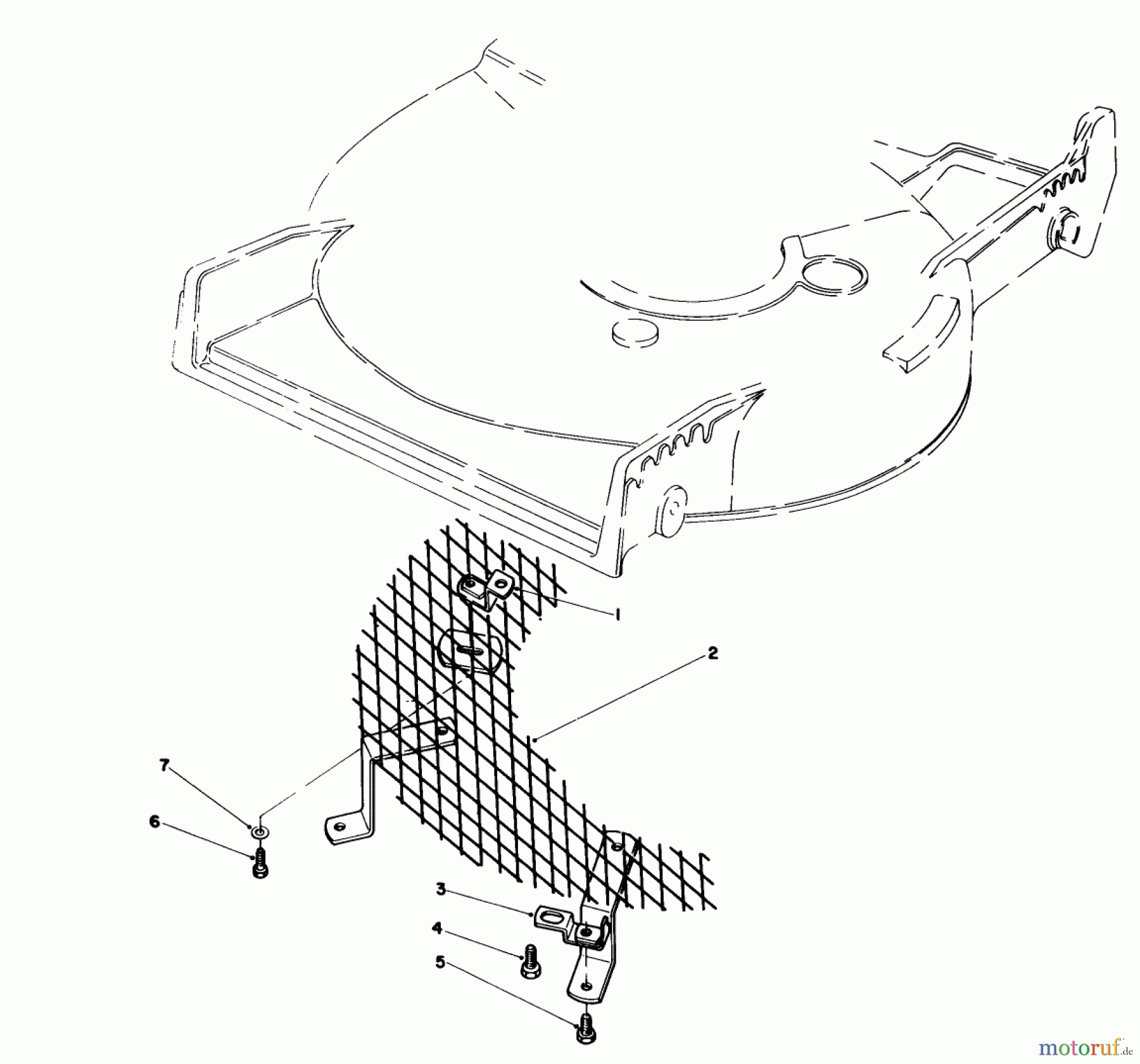  Toro Neu Mowers, Walk-Behind Seite 1 20581 - Toro Lawnmower, 1985 (5000001-5999999) LEAF SHREDDER KIT MODEL NO. 59157 (OPTIONAL)