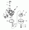 Toro 20588 - Lawnmower, 1988 (8000001-8999999) Listas de piezas de repuesto y dibujos CARBURETOR NO. 632098