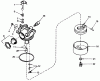 Toro 20610 - Lawnmower, 1984 (4000001-4999999) Listas de piezas de repuesto y dibujos CARBURETOR NO. 632050A