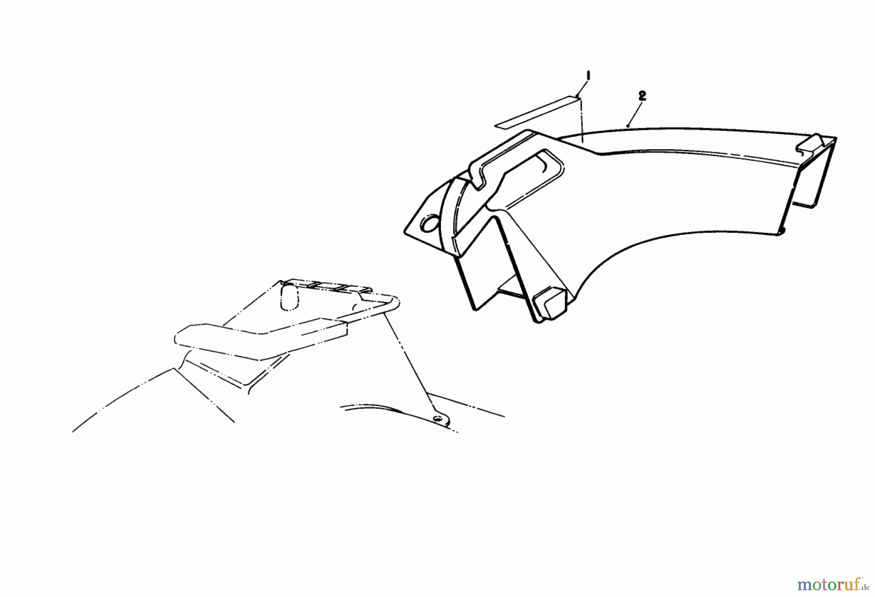  Toro Neu Mowers, Walk-Behind Seite 1 20620 - Toro Lawnmower, 1988 (8000001-8999999) SIDE DISCHARGE CHUTE MODEL NO. 59168 (OPTIONAL)