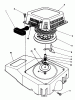 Toro 20624 - Lawnmower, 1986 (6000001-6999999) Listas de piezas de repuesto y dibujos RECOIL ASSEMBLY