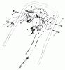 Toro 20624 - Lawnmower, 1986 (6000001-6999999) Listas de piezas de repuesto y dibujos TRACTION CONTROL ASSEMBLY