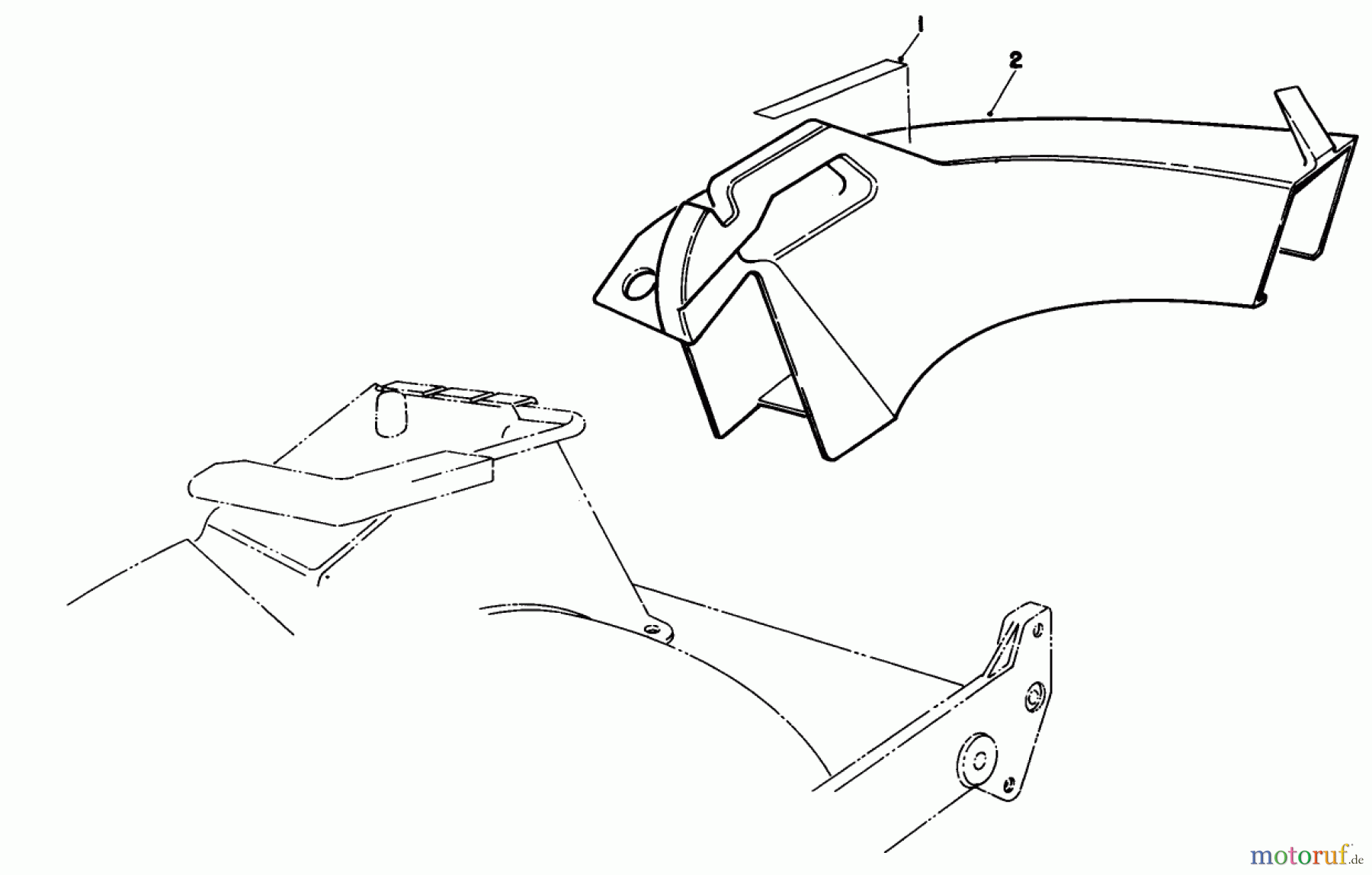  Toro Neu Mowers, Walk-Behind Seite 1 20631 - Toro Lawnmower, 1989 (9000001-9999999) SIDE DISCHARGE CHUTE MODEL NO. 59168 (OPTIONAL)