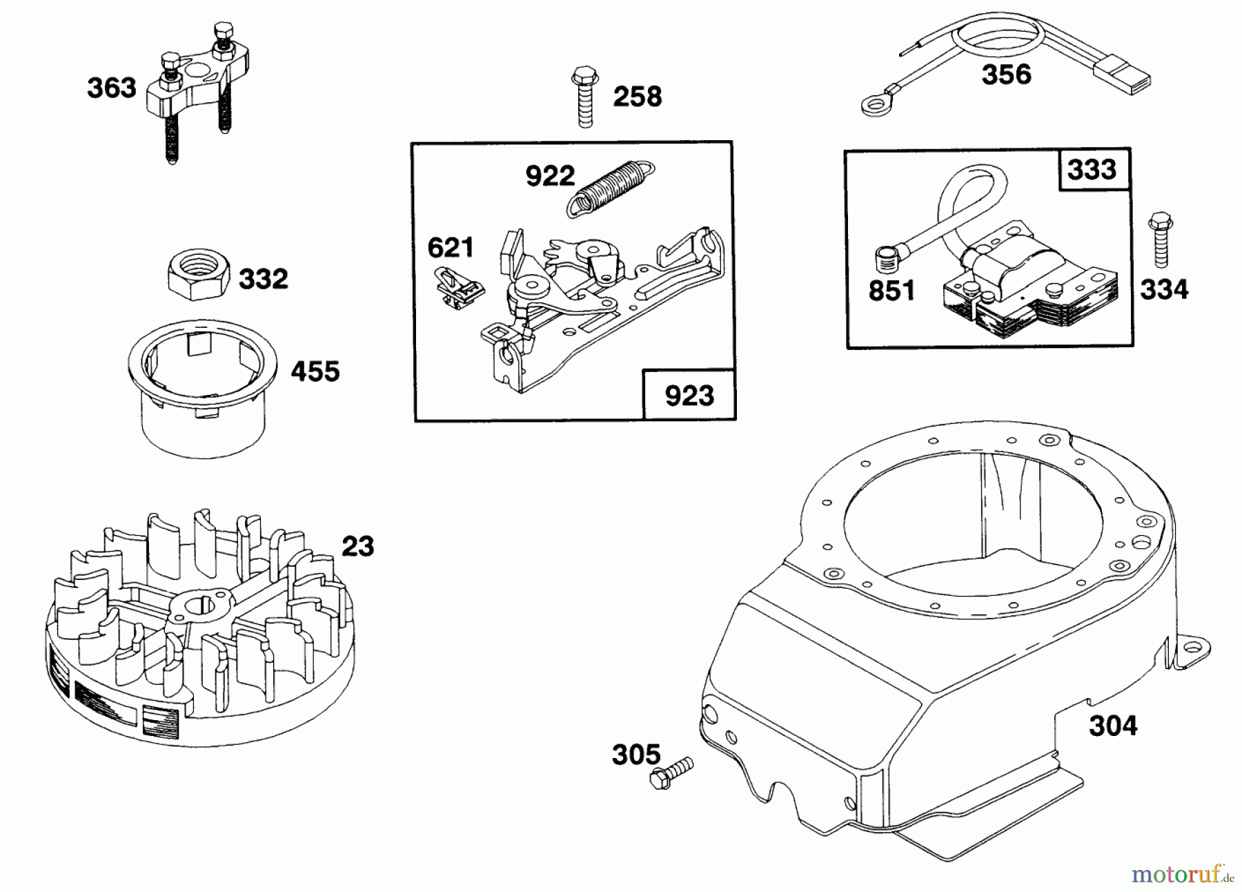  Toro Neu Mowers, Walk-Behind Seite 1 20668 - Toro Lawnmower, 1991 (1000001-1999999) ENGINE MODEL 124702-3115-01 #6