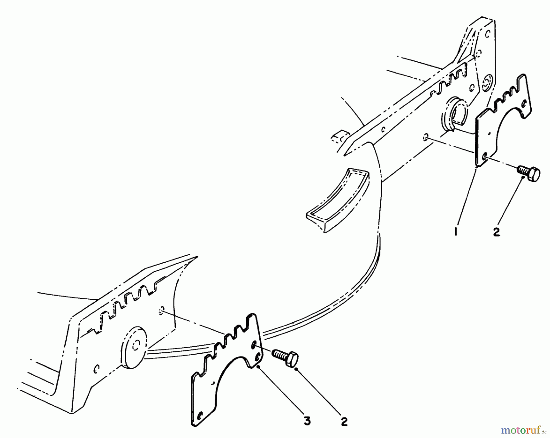  Toro Neu Mowers, Walk-Behind Seite 1 20672 - Toro Lawnmower, 1984 (4000001-4999999) WEAR PLATE KIT NO. 49-4080 (OPTIONAL)