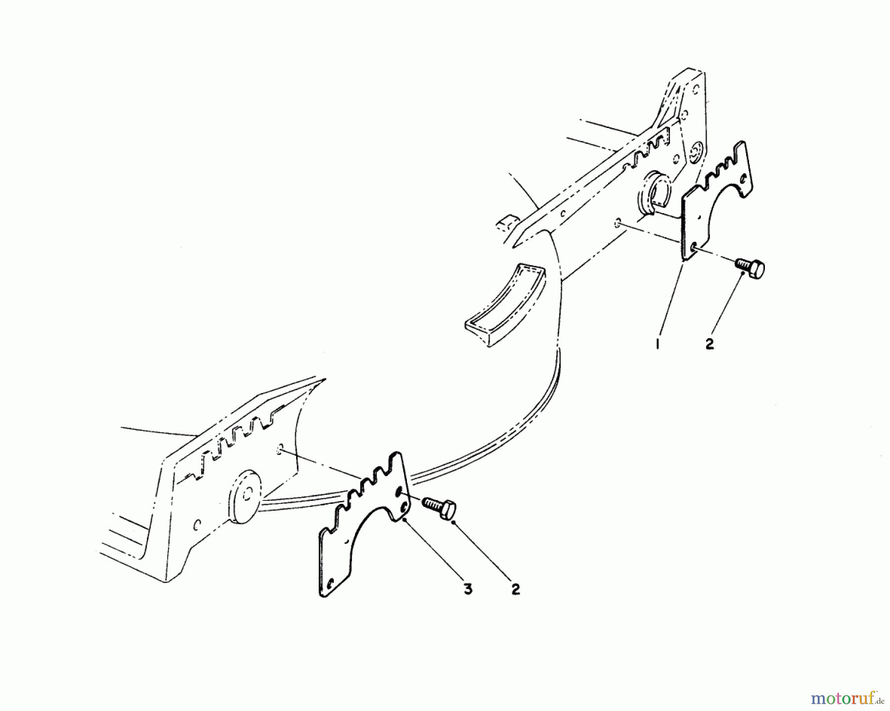  Toro Neu Mowers, Walk-Behind Seite 1 20677 - Toro Lawnmower, 1990 (0002102-0999999) WEAR PLATE MODEL NO. 49-4080 (OPTIONAL)