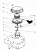 Toro 20680 - Lawnmower, 1985 (5000001-5999999) Listas de piezas de repuesto y dibujos RECOIL ASSEMBLY