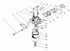 Toro 20680 - Lawnmower, 1986 (6000001-6999999) Listas de piezas de repuesto y dibujos CARBURETOR ASSEMBLY