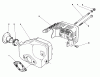 Toro 20680 - Lawnmower, 1986 (6000001-6999999) Listas de piezas de repuesto y dibujos MUFFLER ASSEMBLY