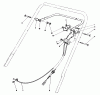 Toro 20692 - Lawnmower, 1987 (7000001-7999999) Listas de piezas de repuesto y dibujos TRACTION CONTROL ASSEMBLY