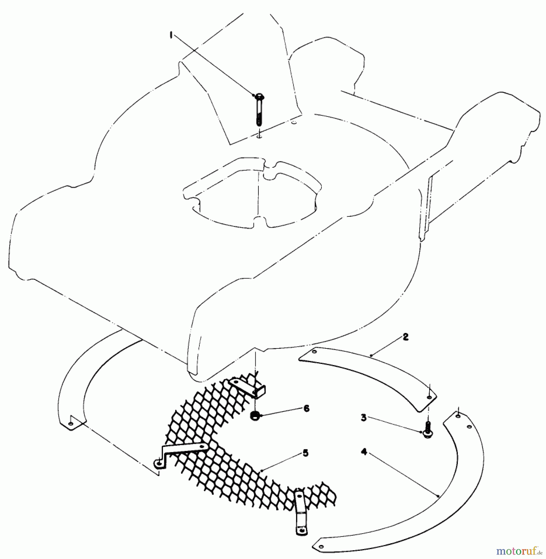  Toro Neu Mowers, Walk-Behind Seite 1 20698 - Toro Lawnmower, 1980 (0000001-0999999) LEAF SHREDDER KIT NO. 37-0120 (OPTIONAL)