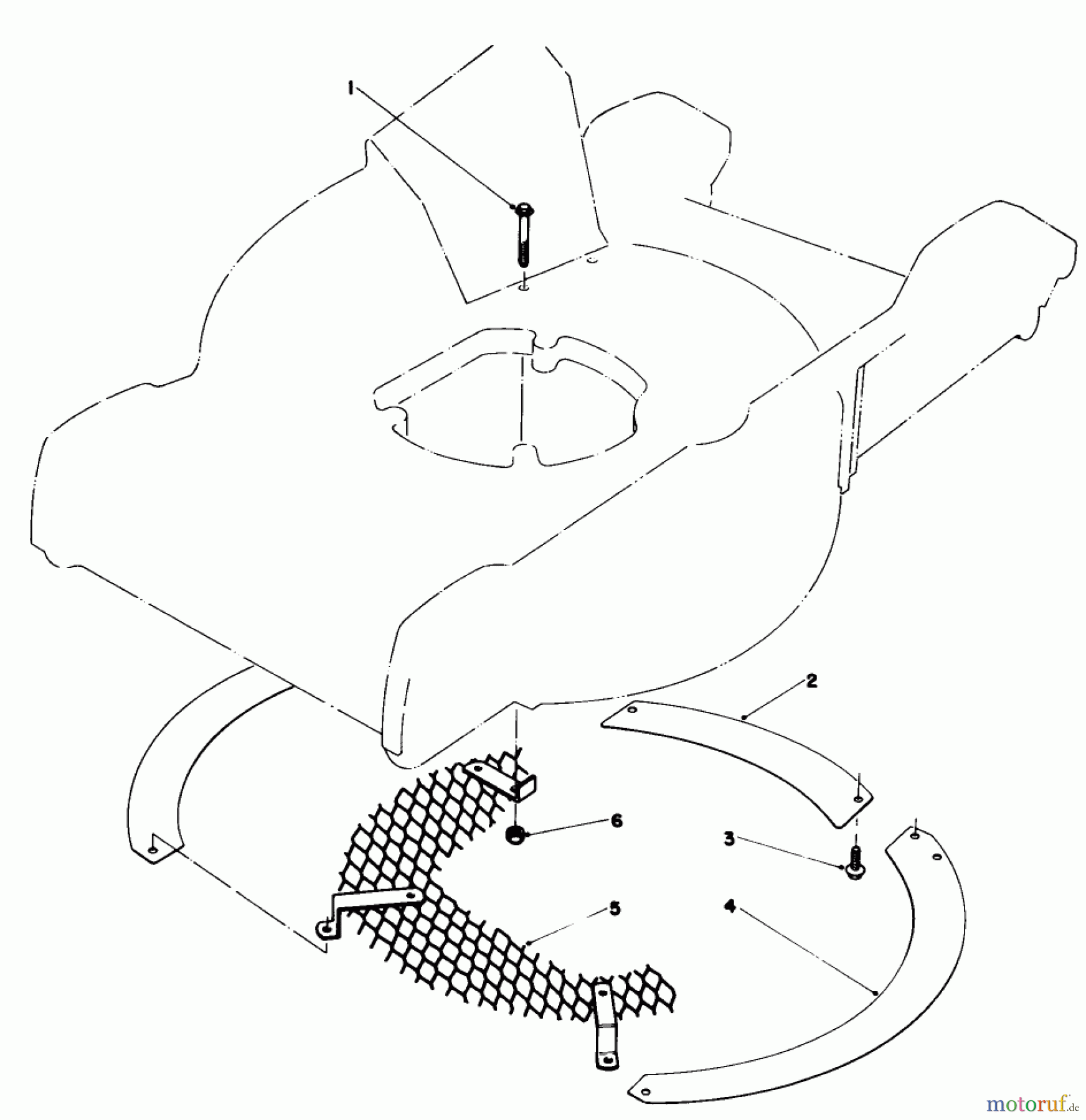  Toro Neu Mowers, Walk-Behind Seite 1 20698 - Toro Lawnmower, 1982 (2000001-2999999) LEAF SHREDDER KIT NO. 59100 (OPTIONAL)