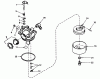 Toro 20700 - Lawnmower, 1979 (9000001-9999999) Listas de piezas de repuesto y dibujos CARBURETOR NO. 632050