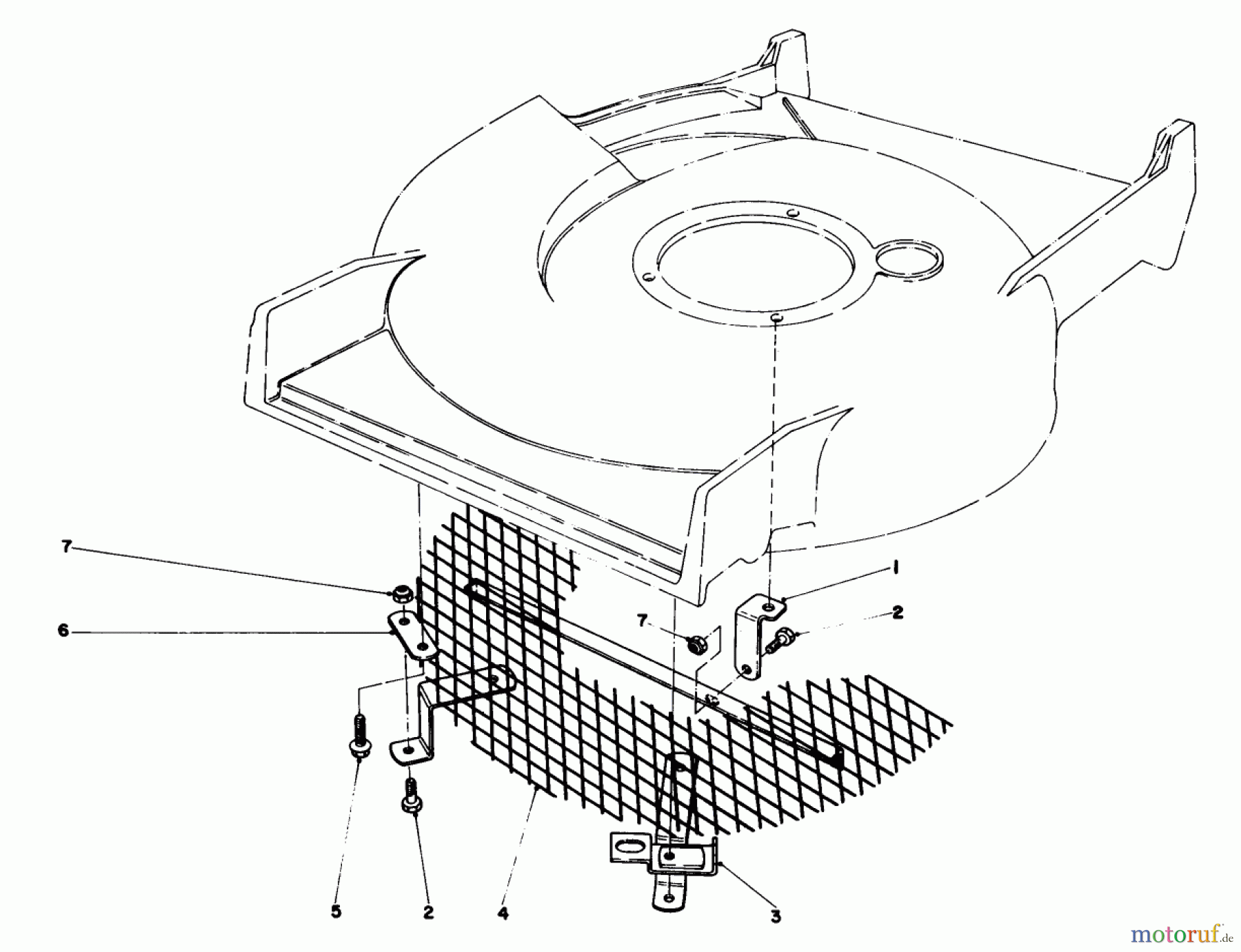  Toro Neu Mowers, Walk-Behind Seite 1 20715 - Toro Lawnmower, 1982 (2000001-2999999) LEAF SHREDDER KIT MODEL NO. 59105 (OPTIONAL)