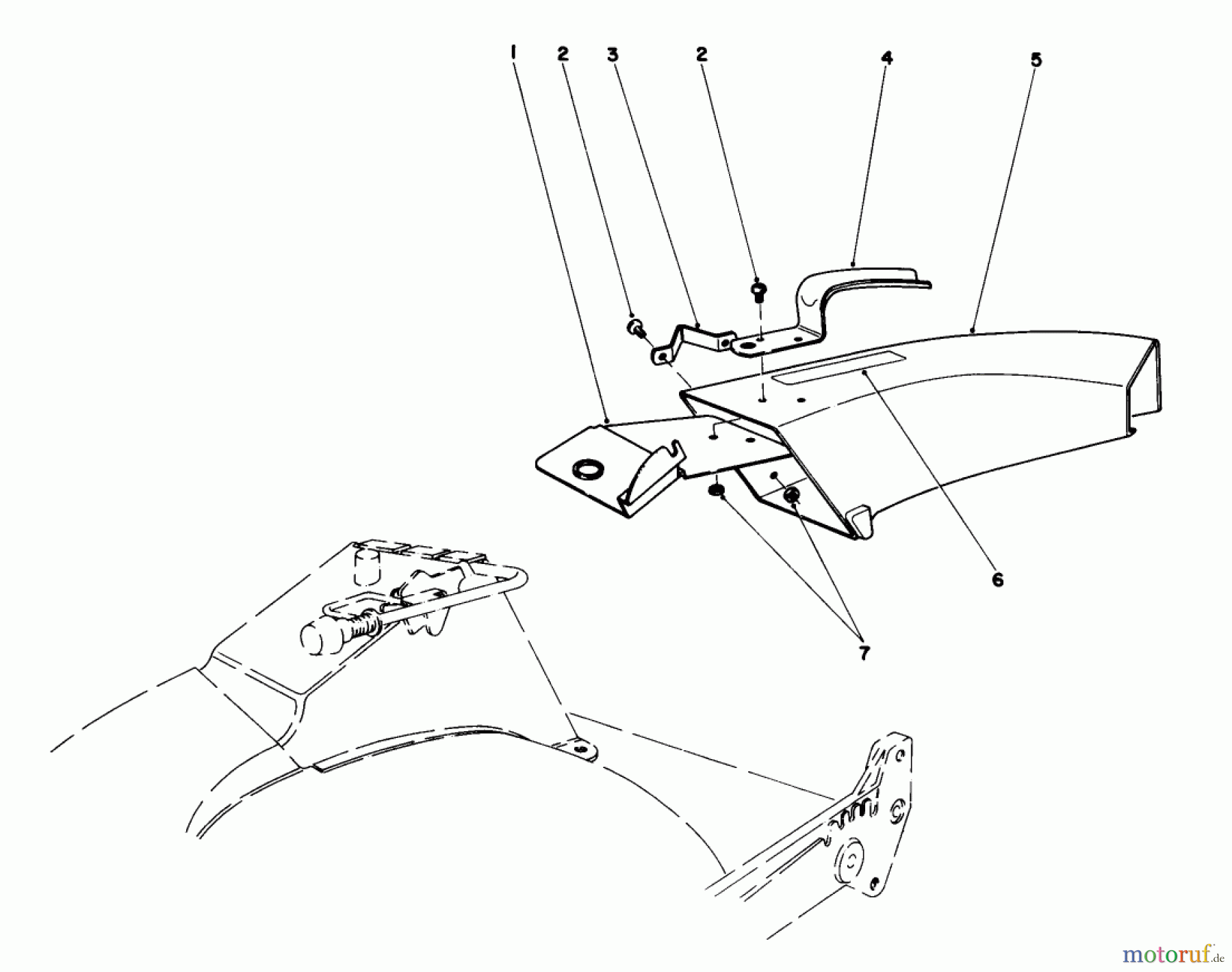  Toro Neu Mowers, Walk-Behind Seite 1 20715 - Toro Lawnmower, 1982 (2000001-2999999) SIDE DISCHARGE CHUTE MODEL NO. 59108 (OPTIONAL)