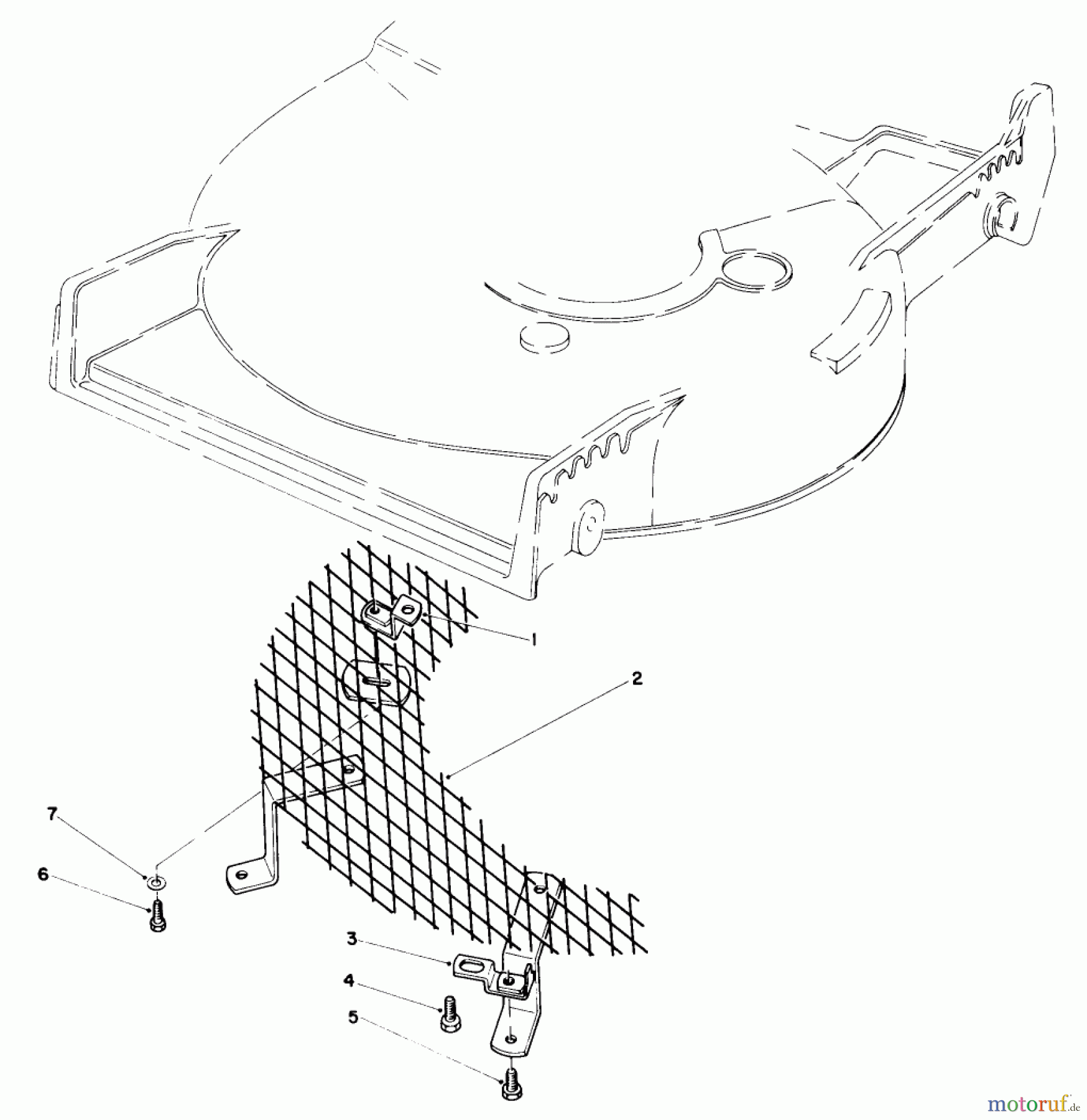  Toro Neu Mowers, Walk-Behind Seite 1 20715 - Toro Lawnmower, 1984 (4000001-4999999) LEAF SHREDDER KIT MODEL NO. 59157 (OPTIONAL)