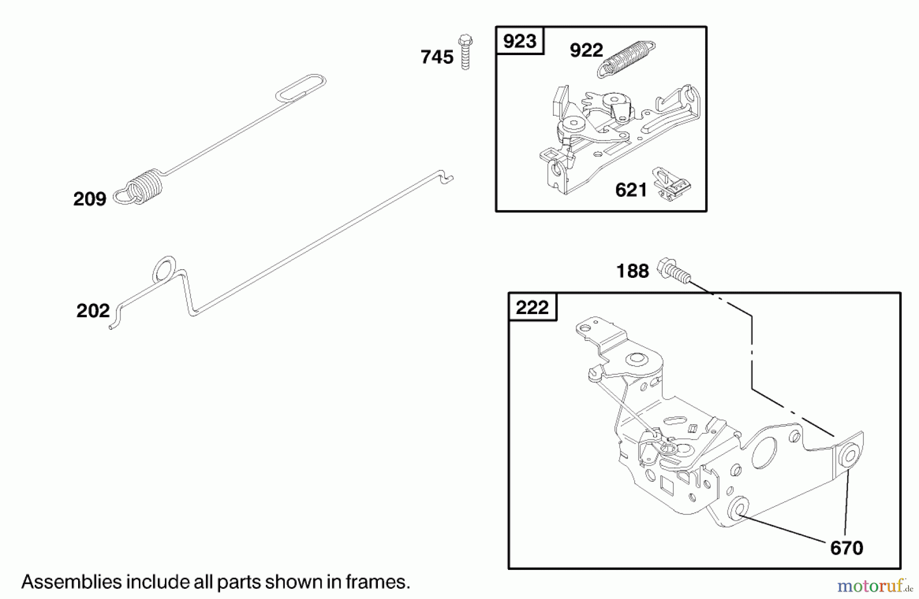  Toro Neu Mowers, Walk-Behind Seite 1 20716 - Toro Side Discharge Mower, 1999 (9900001-9999999) ENGINE BRIGGS & STRATTON MODEL 12U802-1740-E1 #5