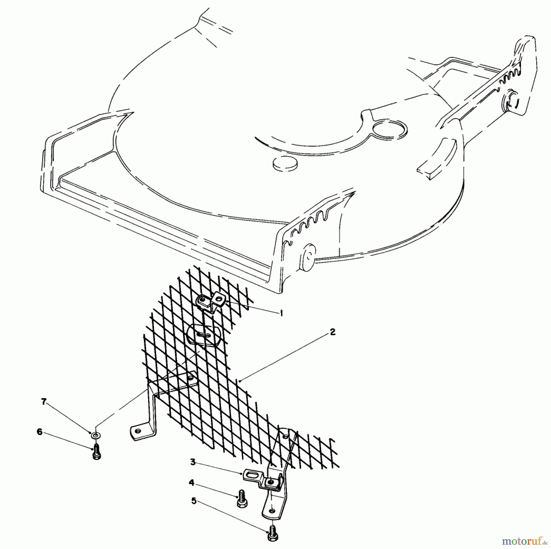  Toro Neu Mowers, Walk-Behind Seite 1 20718 - Toro Lawnmower, 1985 (5000001-5999999) LEAF SHREDDER KIT MODEL NO. 59157 (OPTIONAL)