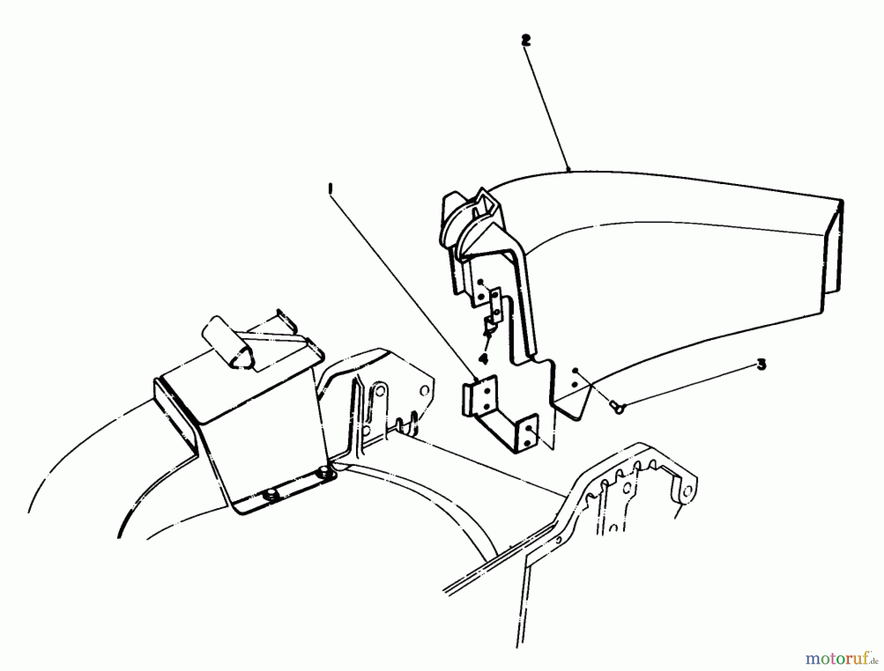  Toro Neu Mowers, Walk-Behind Seite 1 20745 - Toro Lawnmower, 1984 (4000001-4999999) SIDE DISCHARGE KIT NO. 59107 (OPTIONAL)