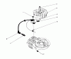 Toro 20745C - Lawnmower, 1987 (7000001-7999999) Listas de piezas de repuesto y dibujos FLYWHEEL & MAGNETO ASSEMBLY (ENGINE NO. 47PG6)
