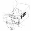 Toro 20750 - Lawnmower, 1978 (8000001-8999999) Listas de piezas de repuesto y dibujos GRASS BAG ASSEMBLY