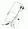 Toro 20755 - Lawnmower, 1981 (1000001-1999999) Listas de piezas de repuesto y dibujos HANDLE ASSEMBLY