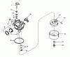 Toro 20758 - Lawnmower, 1981 (1000001-1999999) Listas de piezas de repuesto y dibujos CARBURETOR NO. 632050