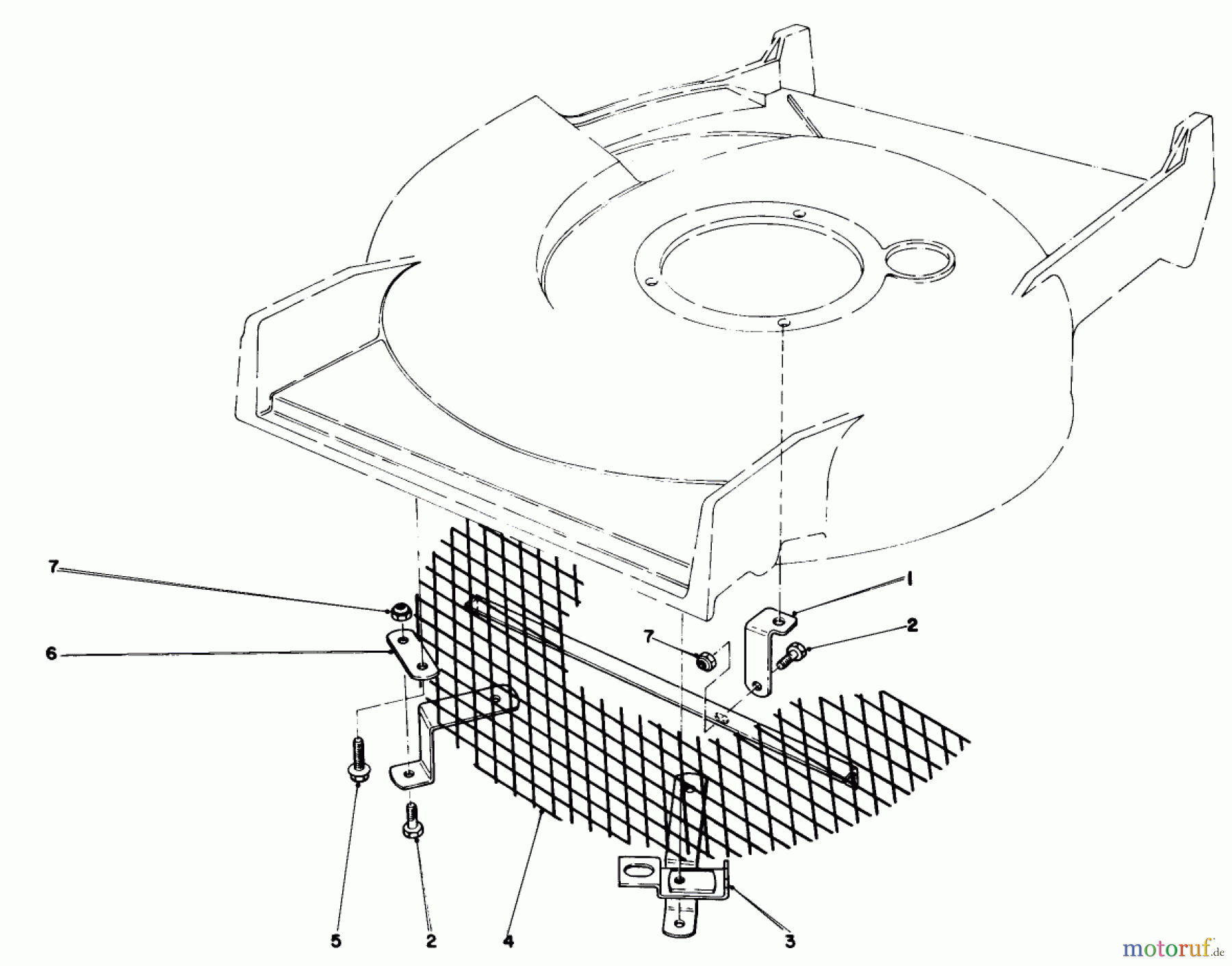  Toro Neu Mowers, Walk-Behind Seite 1 20775 - Toro Lawnmower, 1982 (2000001-2999999) LEAF SHREDDER KIT MODEL NO. 59105 (OPTIONAL)