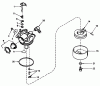 Toro 20788 - Lawnmower, 1979 (9000001-9999999) Listas de piezas de repuesto y dibujos CARBURETOR NO. 632050