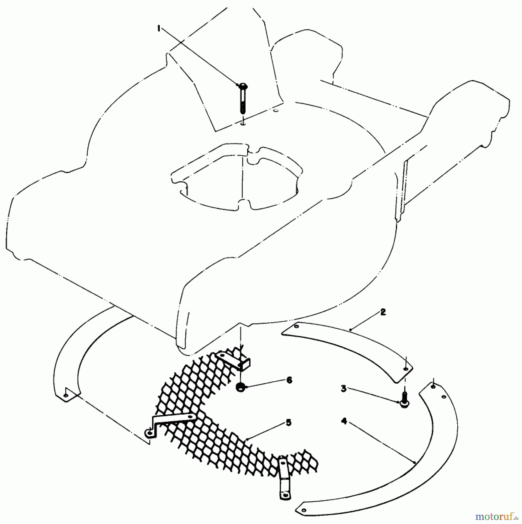  Toro Neu Mowers, Walk-Behind Seite 1 20788 - Toro Lawnmower, 1979 (9000001-9999999) LEAF SHREDDER KIT NO. 37-0120 (OPTIONAL)