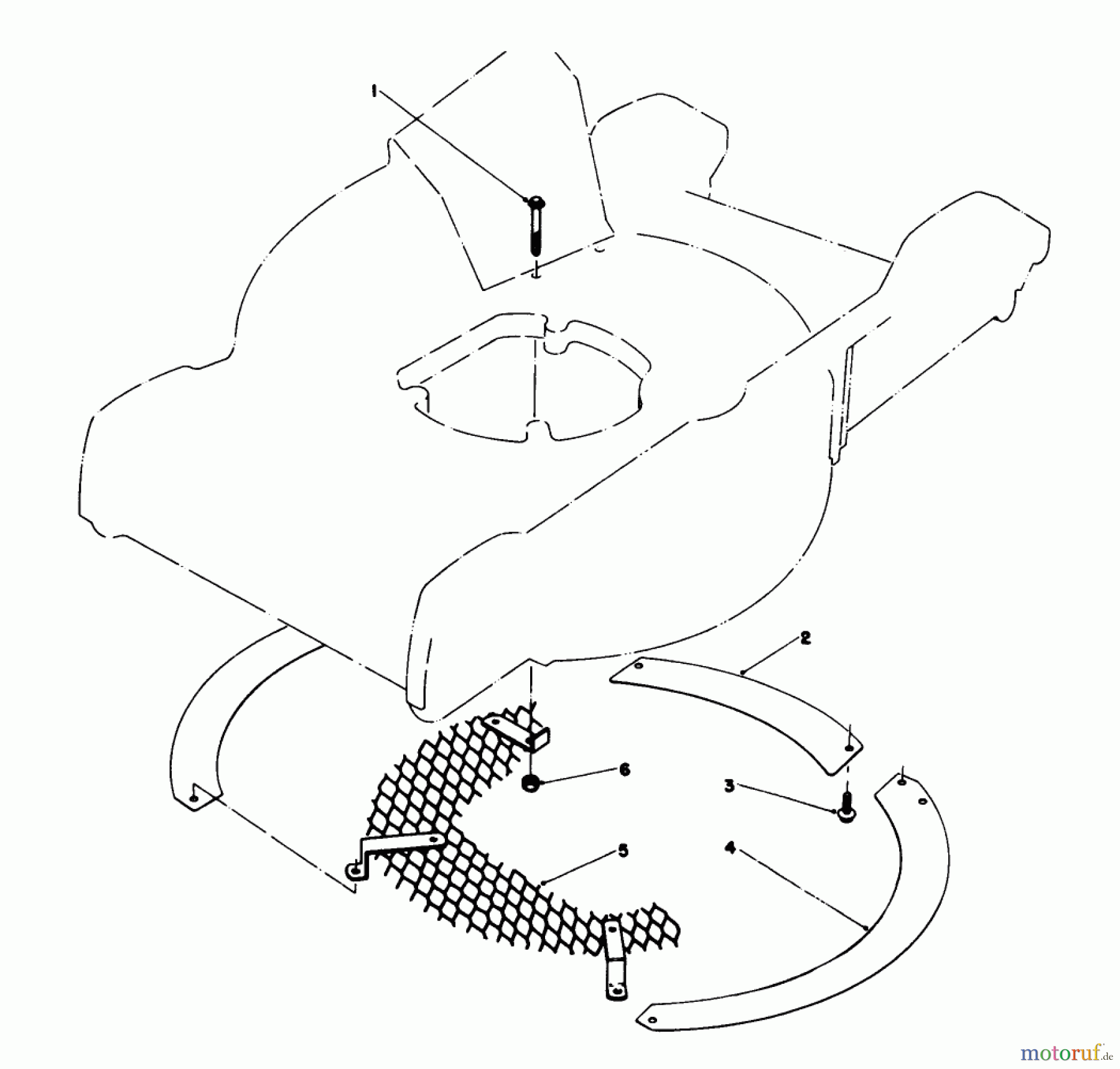  Toro Neu Mowers, Walk-Behind Seite 1 20788 - Toro Lawnmower, 1981 (1000001-1999999) LEAF SHREDDER KIT NO. 59100 (OPTIONAL)