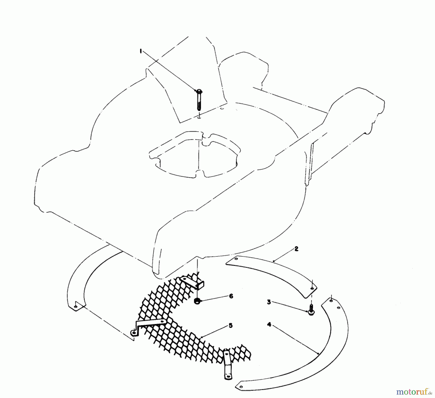  Toro Neu Mowers, Walk-Behind Seite 1 20798 - Toro Lawnmower, 1979 (9000001-9999999) LEAF SHREDDER KIT NO. 37-0120 (OPTIONAL)