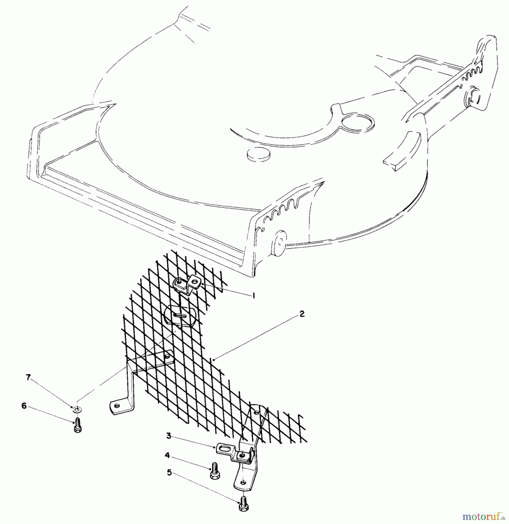  Toro Neu Mowers, Walk-Behind Seite 1 20810 - Toro Lawnmower, 1984 (4000001-4999999) LEAF SHREDDER KIT MODEL NO. 59157 (OPTIONAL)