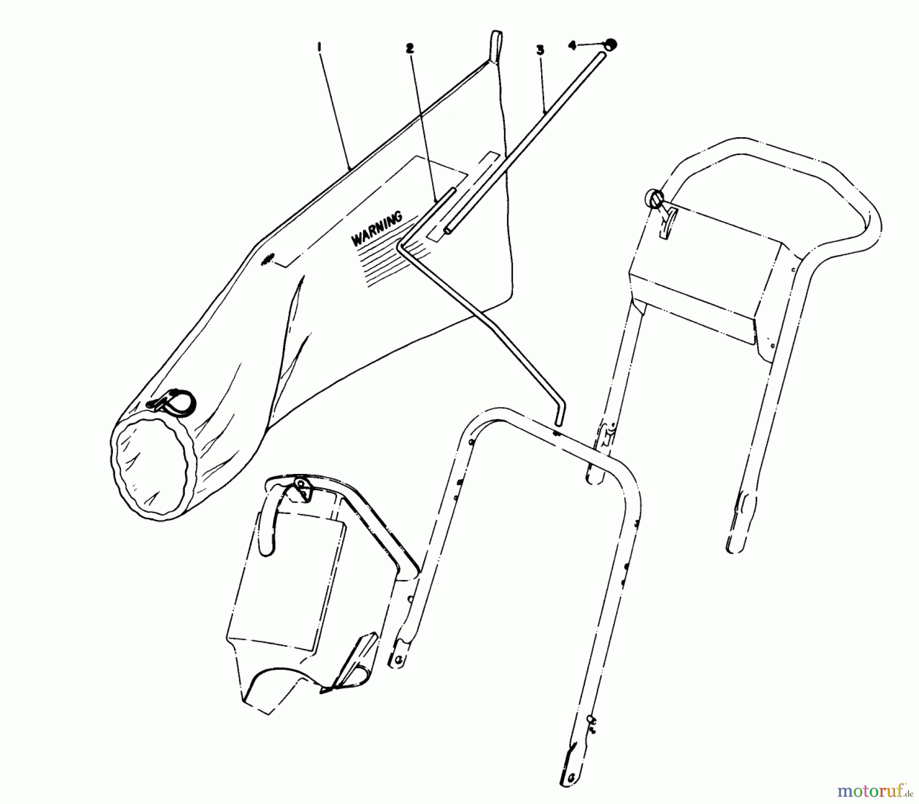  Toro Neu Mowers, Walk-Behind Seite 2 21738 - Toro Whirlwind Lawnmower, 1978 (8000001-8999999) GIANT BAG KIT NO. 22-4810 (OPTIONAL)