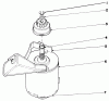 Toro 21738 - Whirlwind Lawnmower, 1981 (1000001-1999999) Listas de piezas de repuesto y dibujos STARTER MOTOR