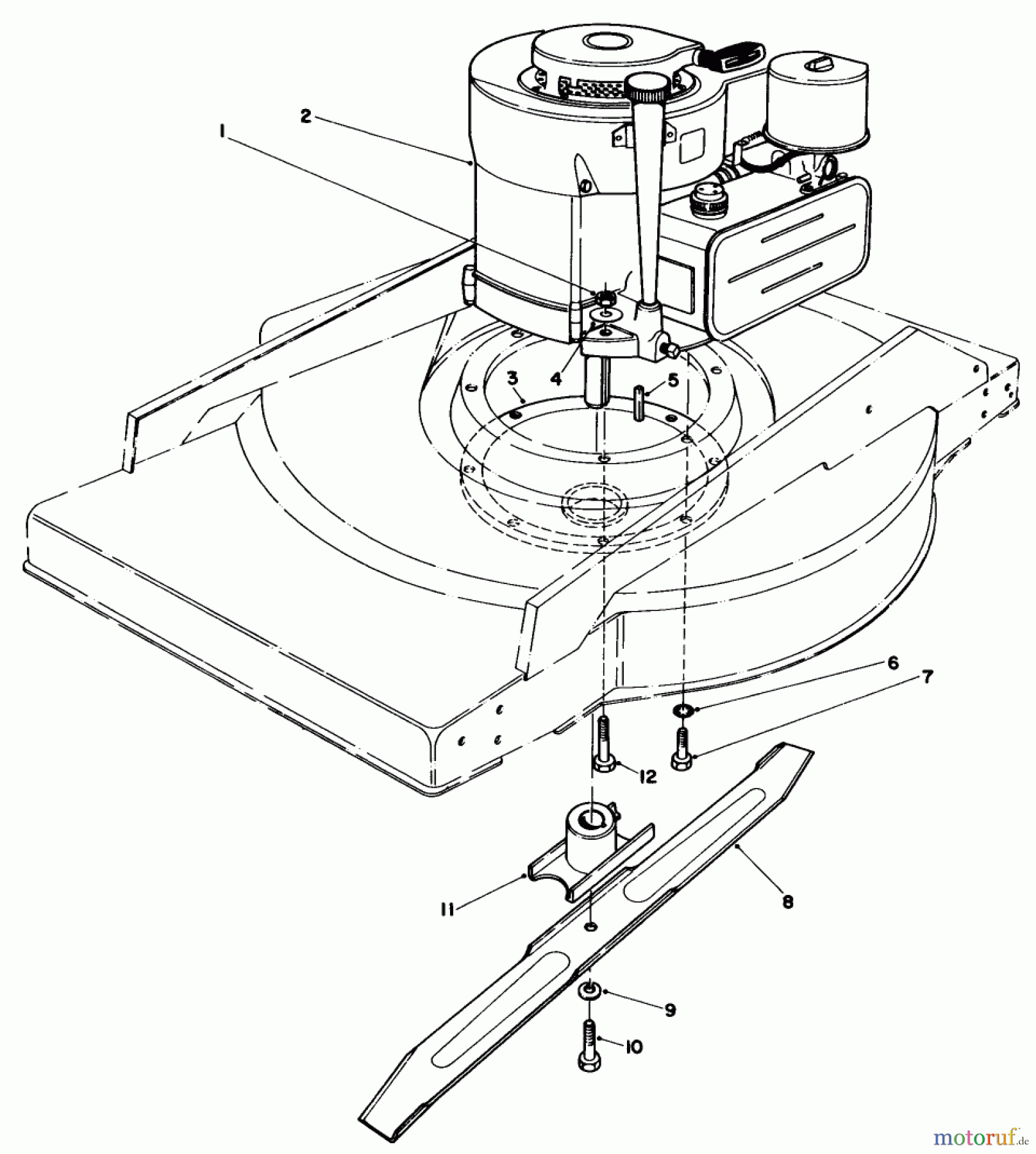  Toro Neu Mowers, Walk-Behind Seite 2 22005 - Toro Lawnmower, 1984 (4000001-4999999) ENGINE ASSEMBLY