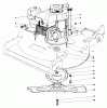 Toro 22020 - Lawnmower, 1984 (4000001-4999999) Listas de piezas de repuesto y dibujos ENGINE ASSEMBLY (MODEL 22020)